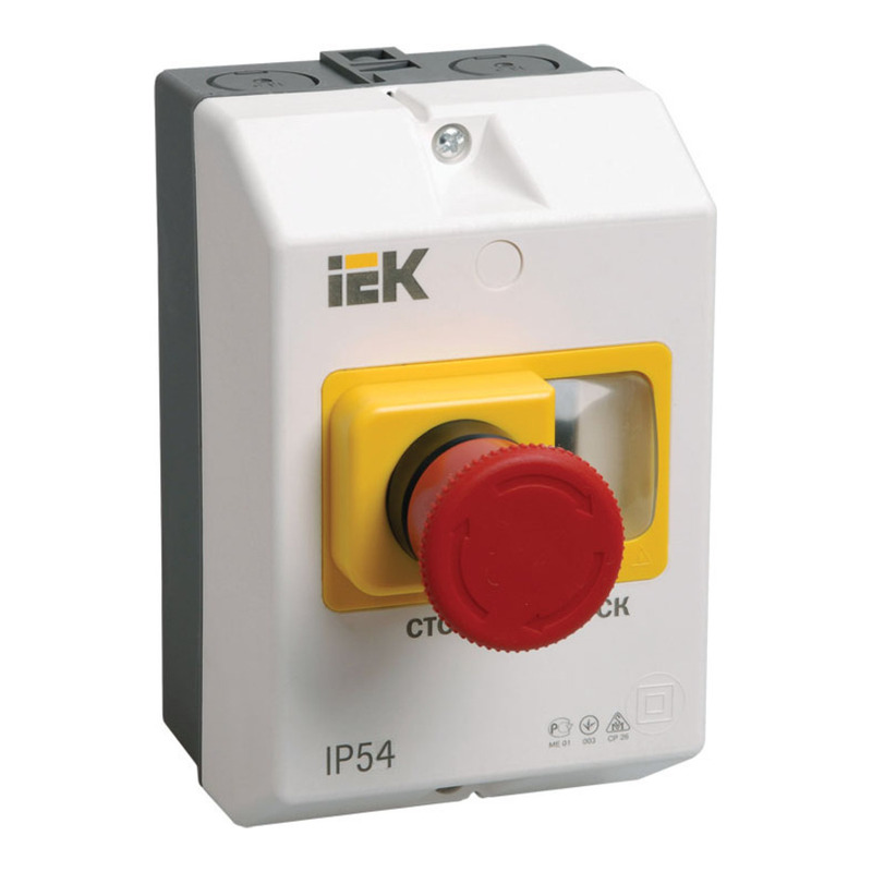 Оболочка защитная с кнопкой "Стоп" IP54 IEK фото 1